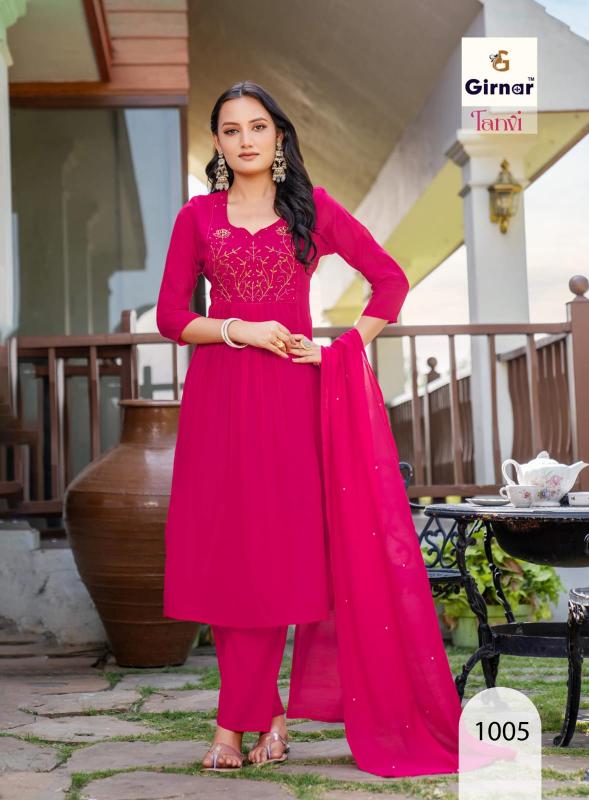 Girnar tanvi vol 1 anarkali 3pcs daily wear kurtis wholesale